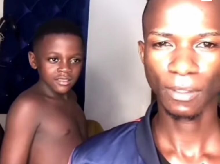 VIDEO: Watch as Alien Skin and Champion Gudo discipline upcoming artiste