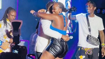 VIDEO: David Lutalo  chews babe at Purple Party in London