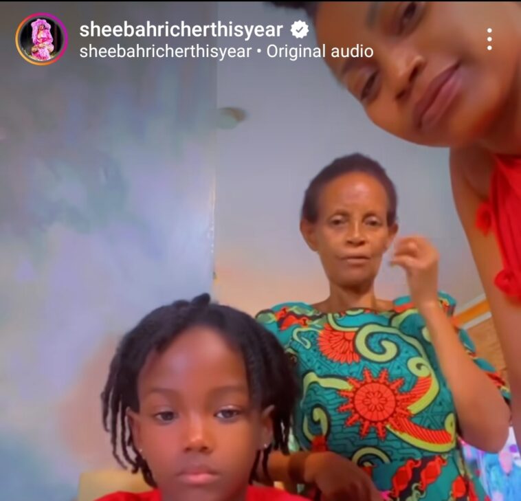 VIDEO: Watch as Sheebah shares special moment with mother