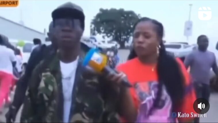 VIDEO: Watch Angry Alien Skin almost slap Sanyuka TV presenter