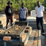 PHOTOS: Mesach Semakula builds Kato Lubwama’s grave