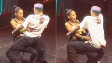 VIDEO: American singer Chris Brown chews fan live on stage