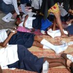 PHOTOS, VIDEO: Over 200 students rushed to the hospital over food poisoning