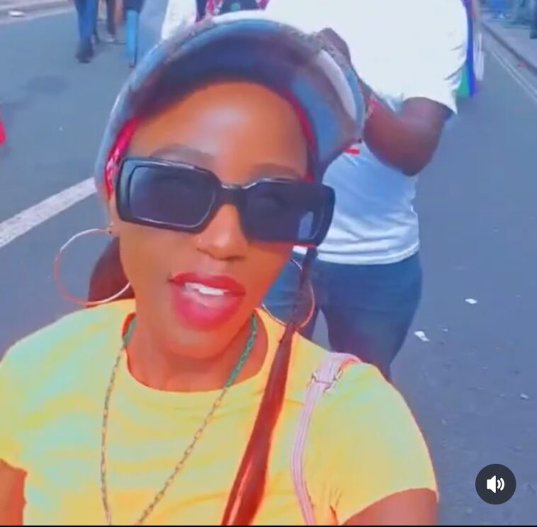 Video: Watch as singer Rhoda K marches in LGBTQ walk