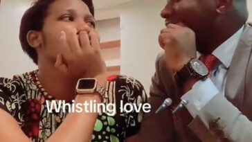VIDEO: Zambali and Isabella Tugume almost lock lips on camera again
