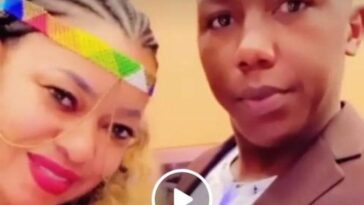 VIDEO: Kayz shows off another sugar mummy in UK