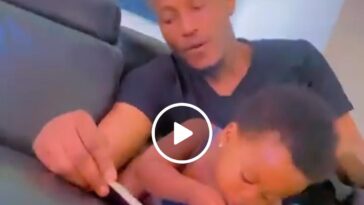 VIDEO: Grace Khan and Prince Omar hit studio with their daughter