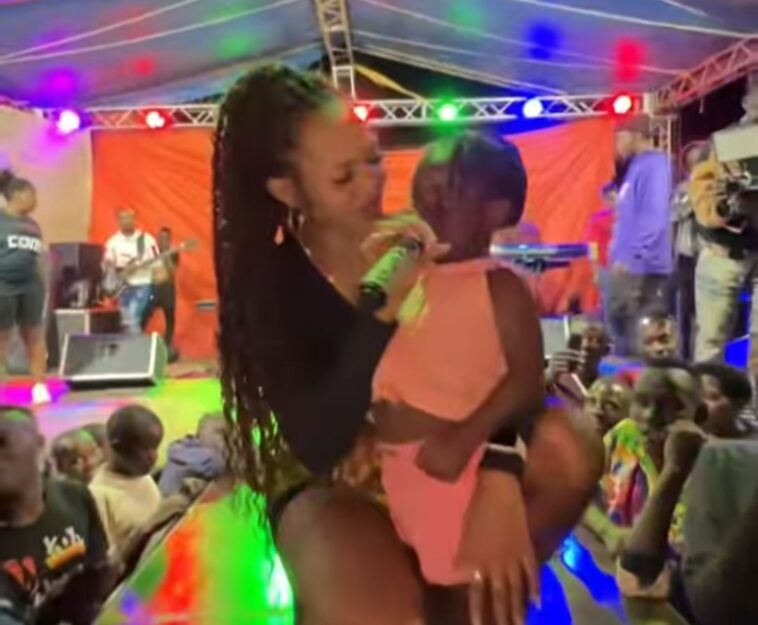 VIDEO: Spice Diana left speechless by 3 year old fan