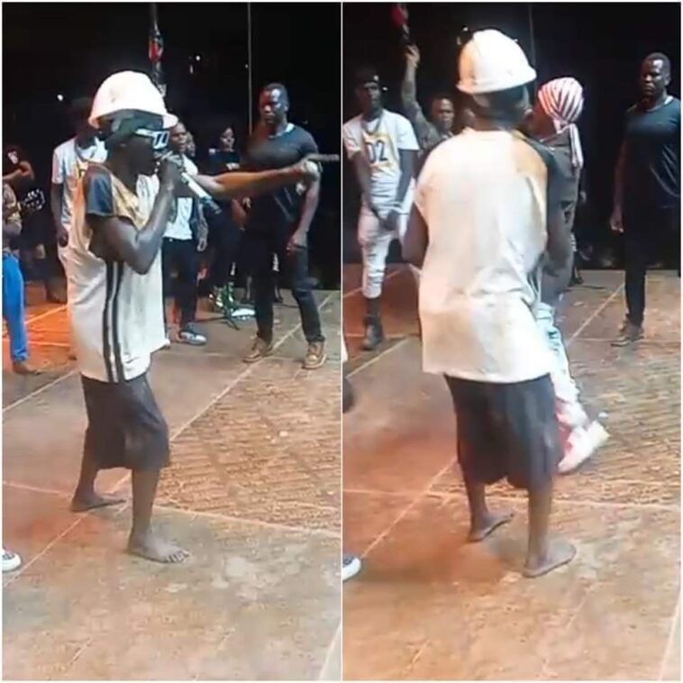 PHOTOS: Clever J appears in brick laying clothes at his concert