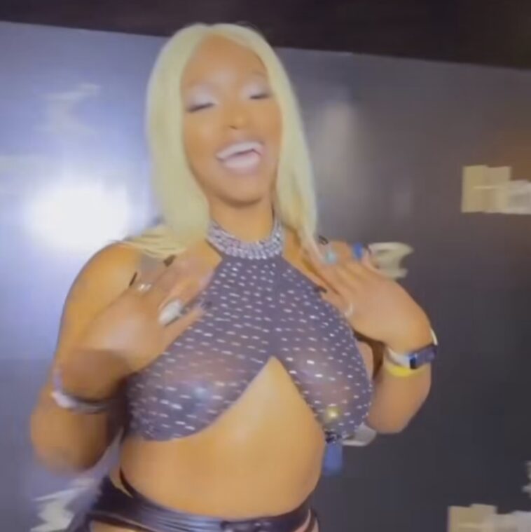 Video: Watch as Winnie Nwagi parades off fallen b00bs