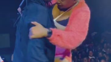 VIDEO: Ziza Bafana makes female fan finish on stage