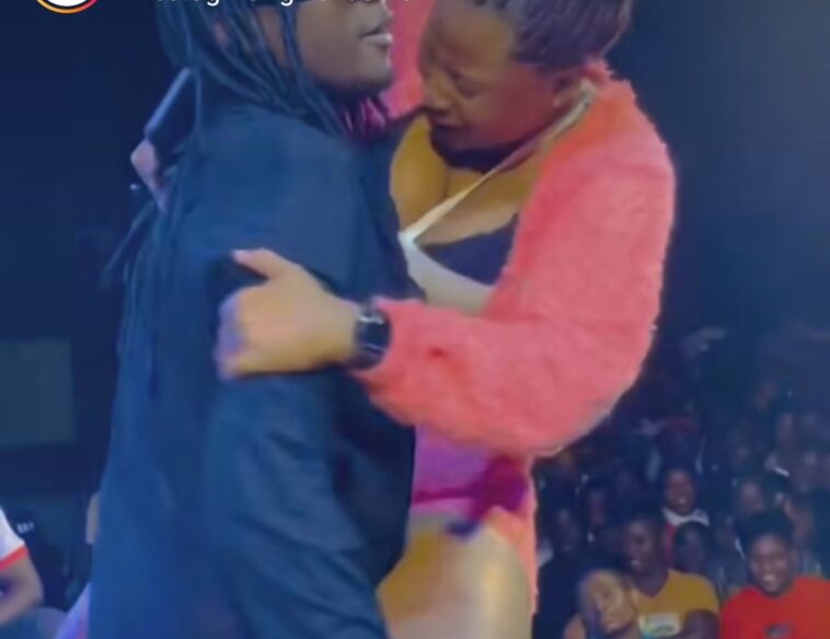 VIDEO: Ziza Bafana makes female fan finish on stage