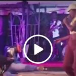 VIDEO: Is it a stunt? Watch Fille fall off stage while performing live