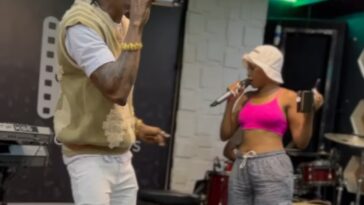 VIDEO: Beautiful scenes as Sheebah and Pallaso reunige for battle rehearsals