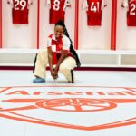 PHOTOS: Precious Remmie and hubby Bindeeba visits Emirates Stadium as they celebrate 2nd anniversary