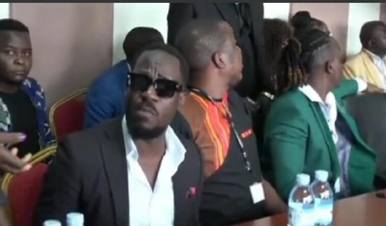 VIDEO: From sugar mummies! Watch Bruno K fight a journalist in UNMF
