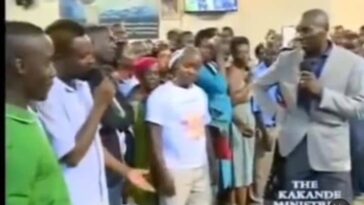 VIDEO: Watch as Pastor Kakande casts demons out of a ghetto Rasta man