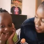 VIDEO: Watch Faridah Nakazibwe on mother duties with Bruno K’s daughter