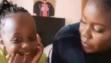 VIDEO: Watch Faridah Nakazibwe on mother duties with Bruno K’s daughter