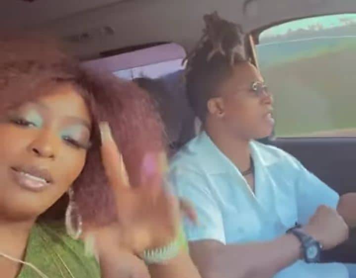 VIDEO: Winnie Nwagi parades off her boyfriend