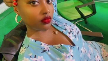 VIDEO: Mysterious man almost chews Martha Kay live on camera