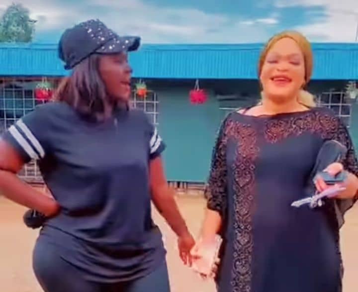 VIDEO: Sugar mummy Dorah shows off Bruno K’s pregnancy