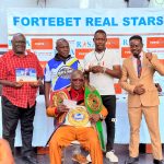Kyuni receives Fortebet Real Stars sports Monthly Lifetime Achievement award.