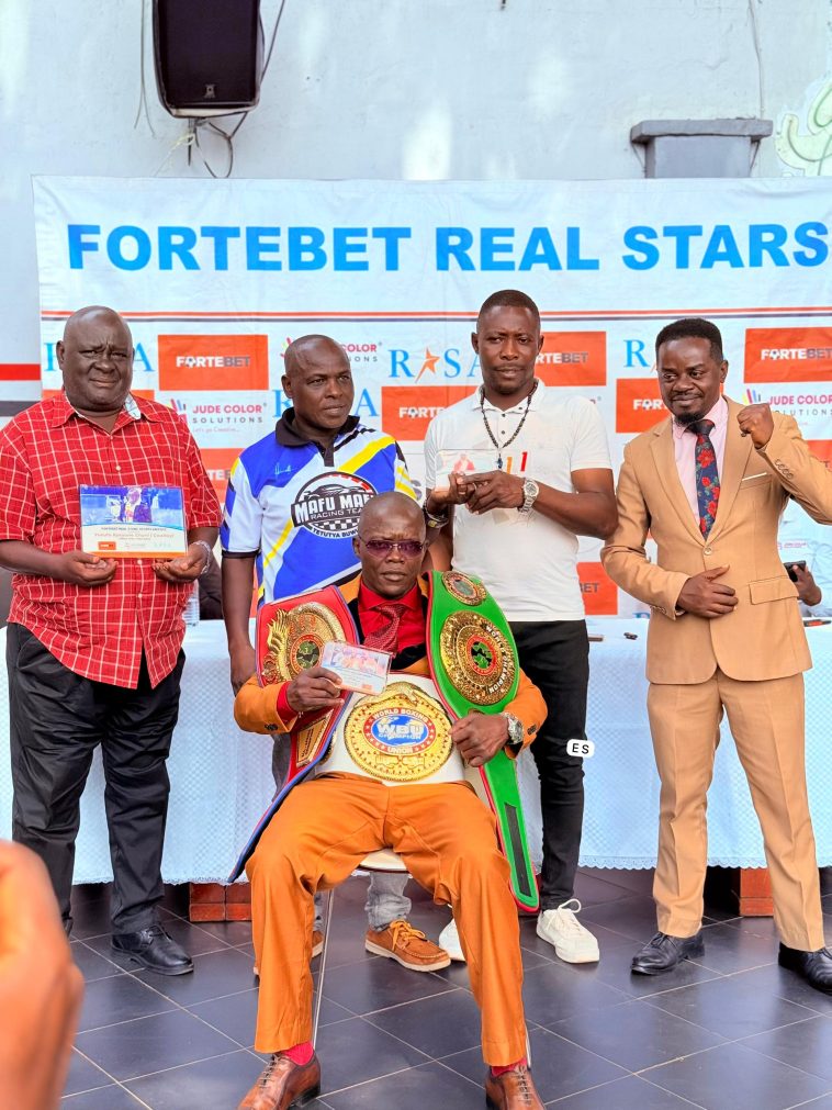 Kyuni receives Fortebet Real Stars sports Monthly Lifetime Achievement award.